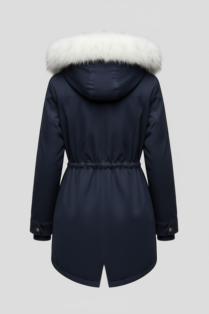 VogeLuxe | Women’s Fur Lined Hooded Winter Parka 3