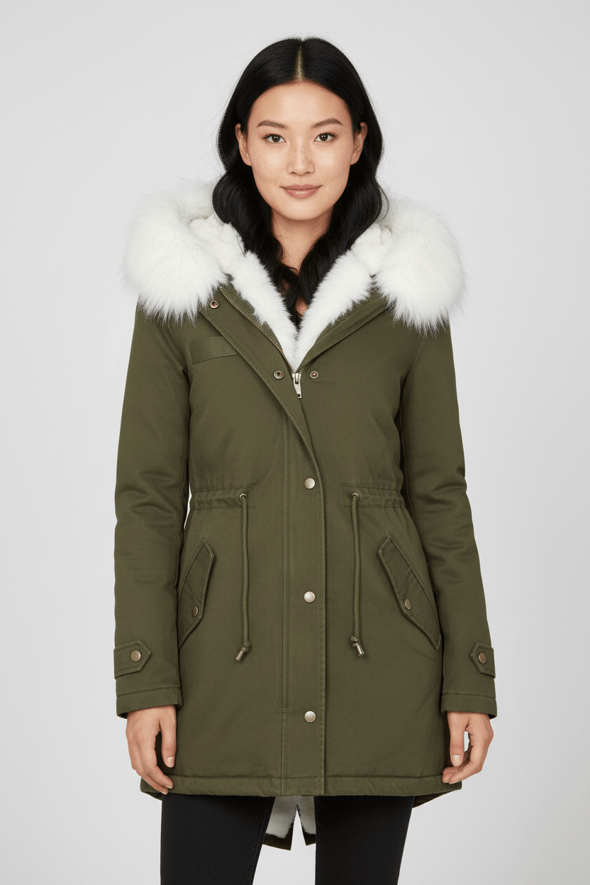 VogeLuxe | Women’s Fur Lined Hooded Winter Parka 8