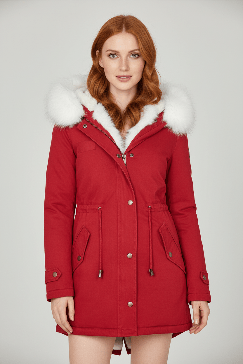 VogeLuxe | Women’s Fur Lined Hooded Winter Parka 9