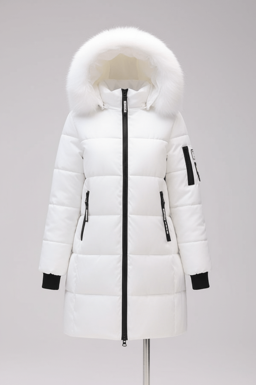 VogeLuxe | Women’s Fur Trimmed Hooded Winter Parka 5