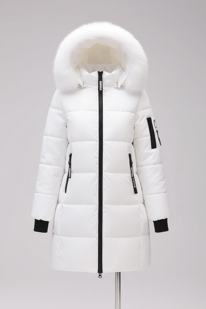 VogeLuxe | Women’s Fur Trimmed Hooded Winter Parka 5