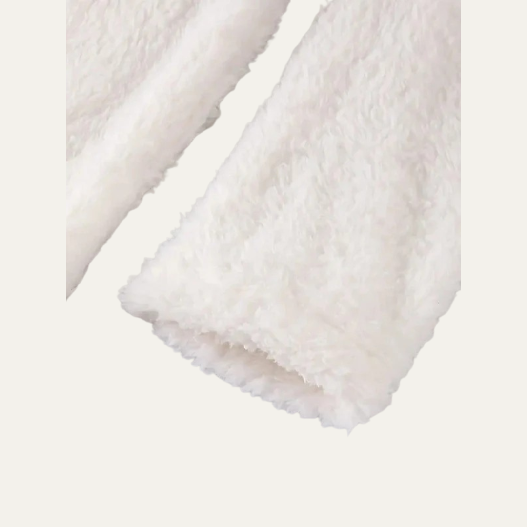 VogeLuxe | Women’s Fuzzy Christmas Tree Sherpa Lounge Top 1