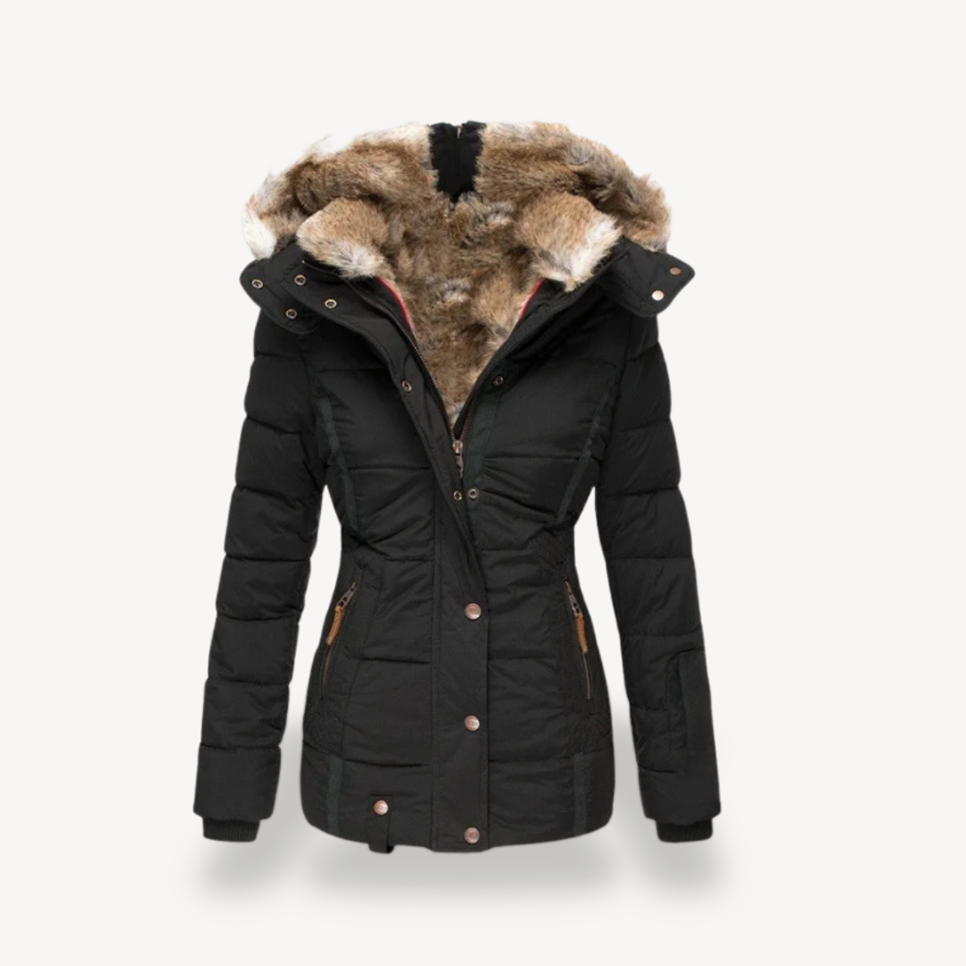 VogeLuxe | Women’s Hooded Long Winter Coat 1