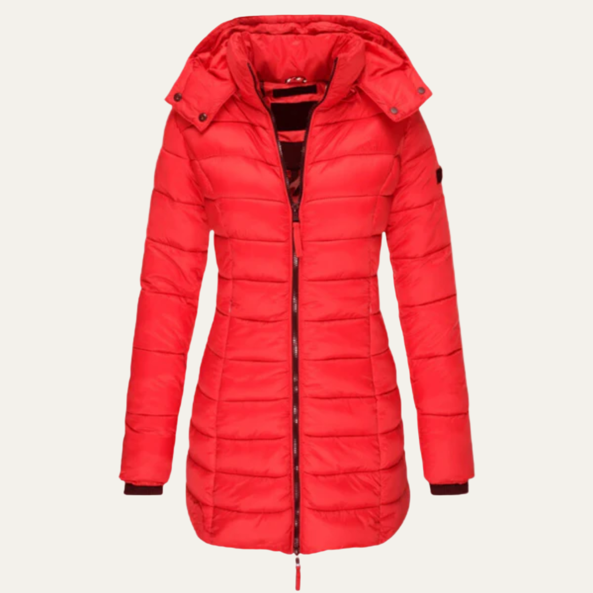 VogeLuxe | Women’s Hooded Quilted Puffer Coat 4