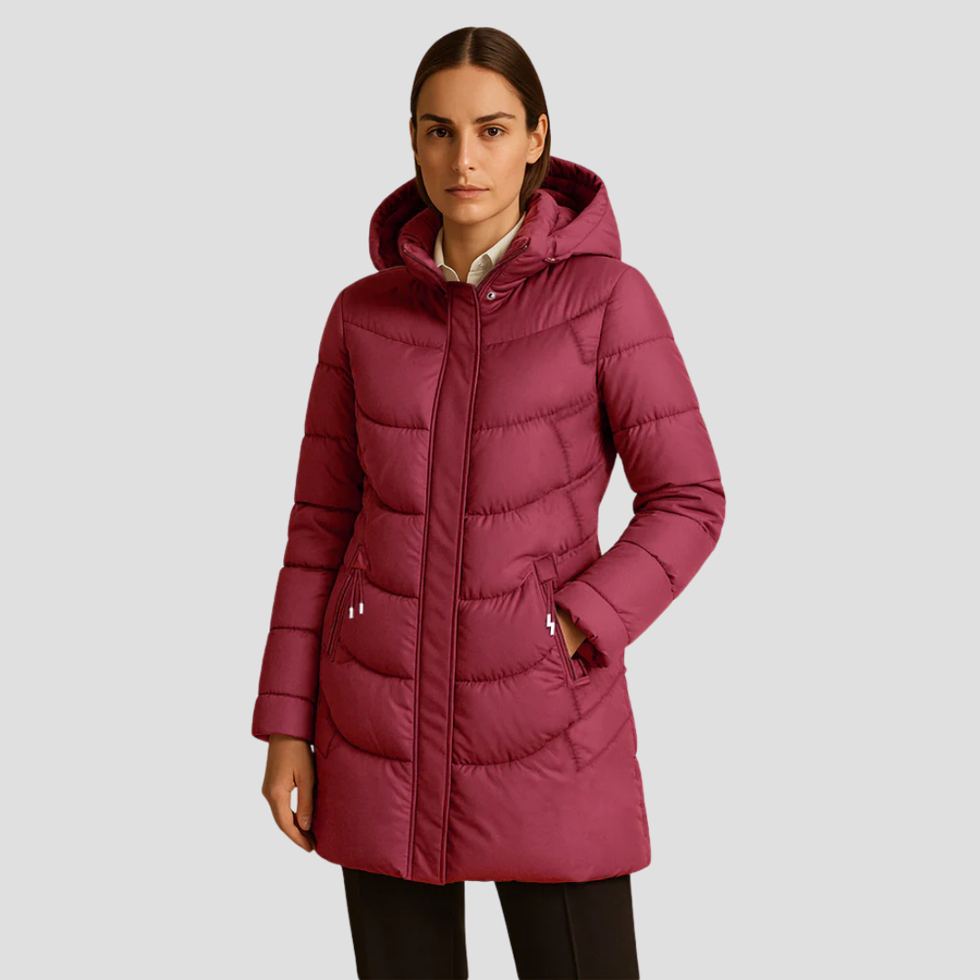 VogeLuxe | Women’s Hooded Quilted Winter Parka 2
