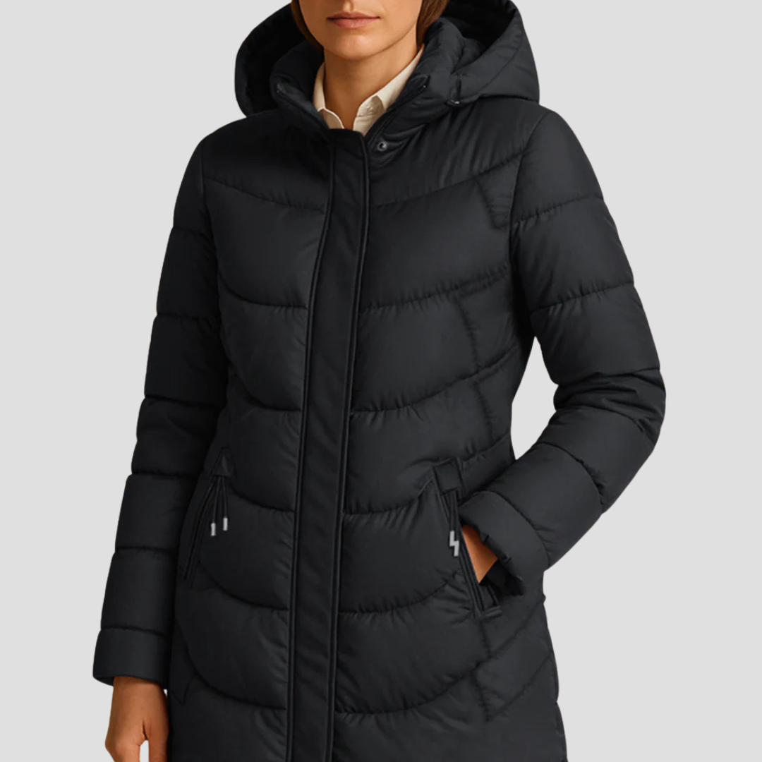 VogeLuxe | Women’s Hooded Quilted Winter Parka 4