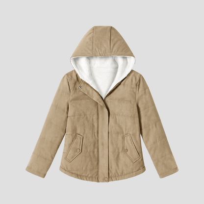VogeLuxe | Women’s Hooded Sherpa-Lined Winter Parka 1