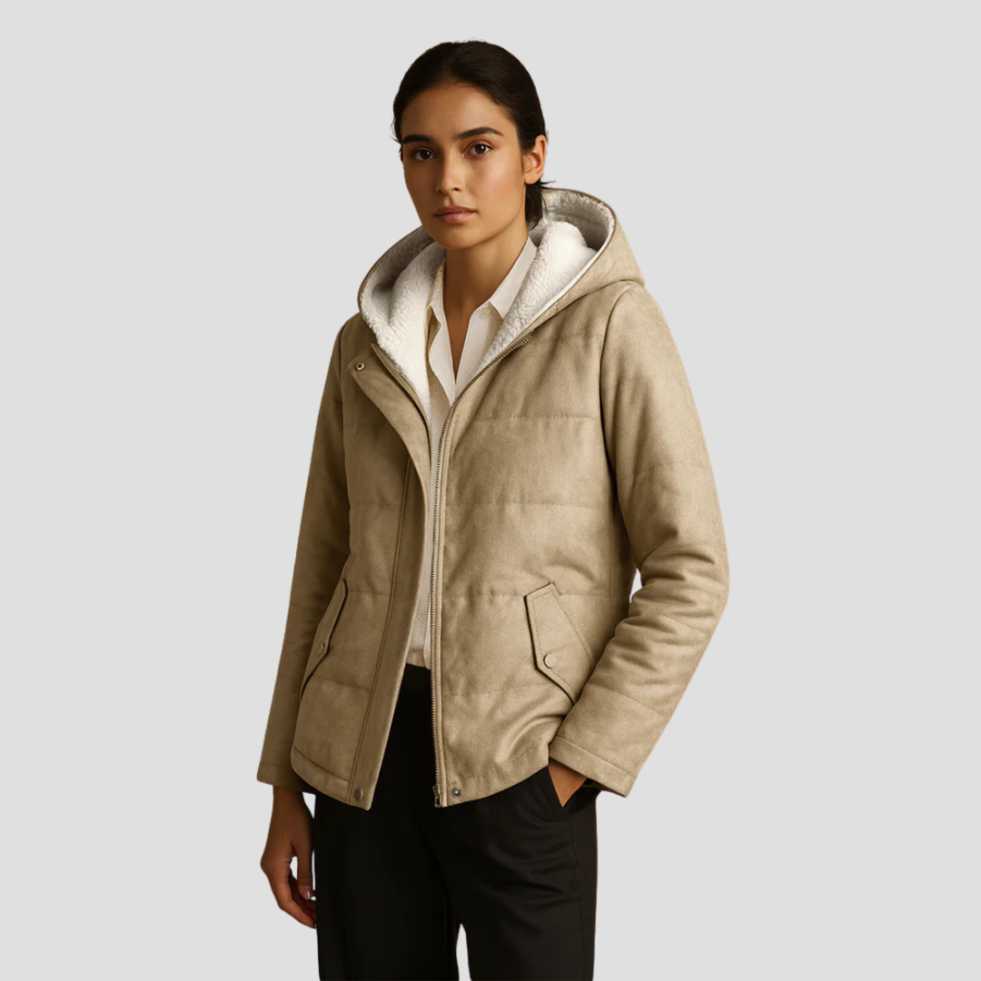 VogeLuxe | Women’s Hooded Sherpa-Lined Winter Parka 2