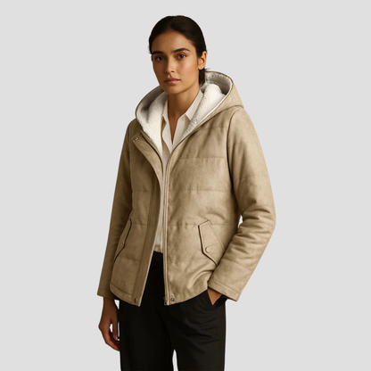 VogeLuxe | Women’s Hooded Sherpa-Lined Winter Parka 2