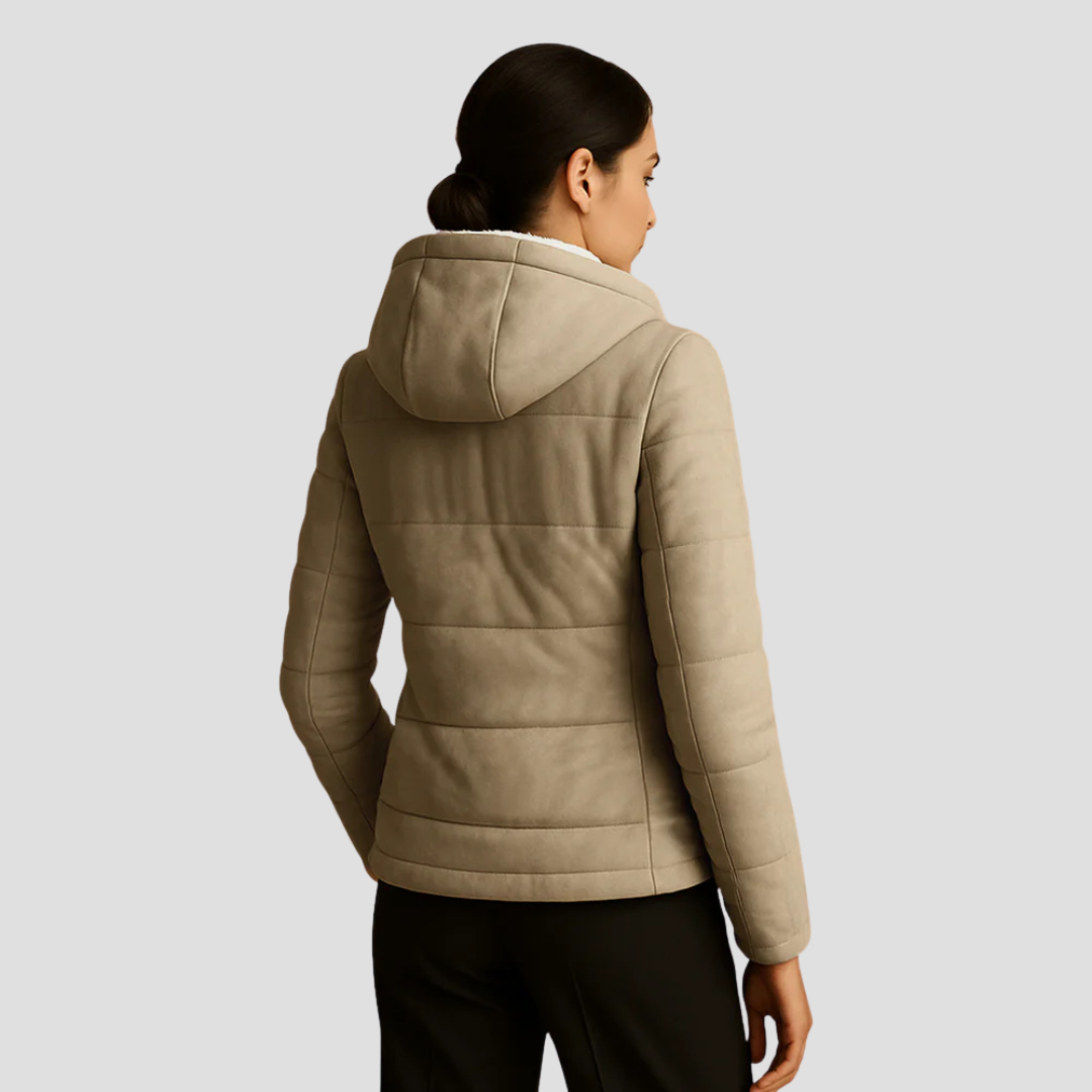 VogeLuxe | Women’s Hooded Sherpa-Lined Winter Parka 3