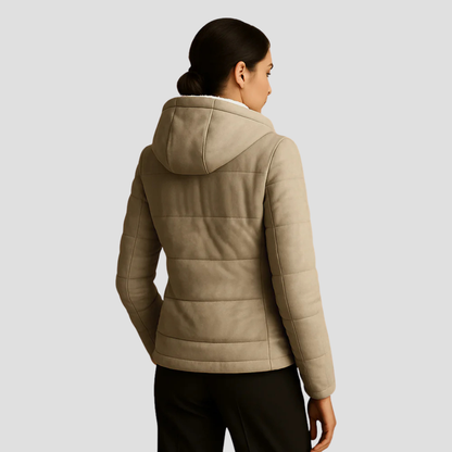 VogeLuxe | Women’s Hooded Sherpa-Lined Winter Parka 3