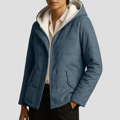 VogeLuxe | Women’s Hooded Sherpa-Lined Winter Parka 4