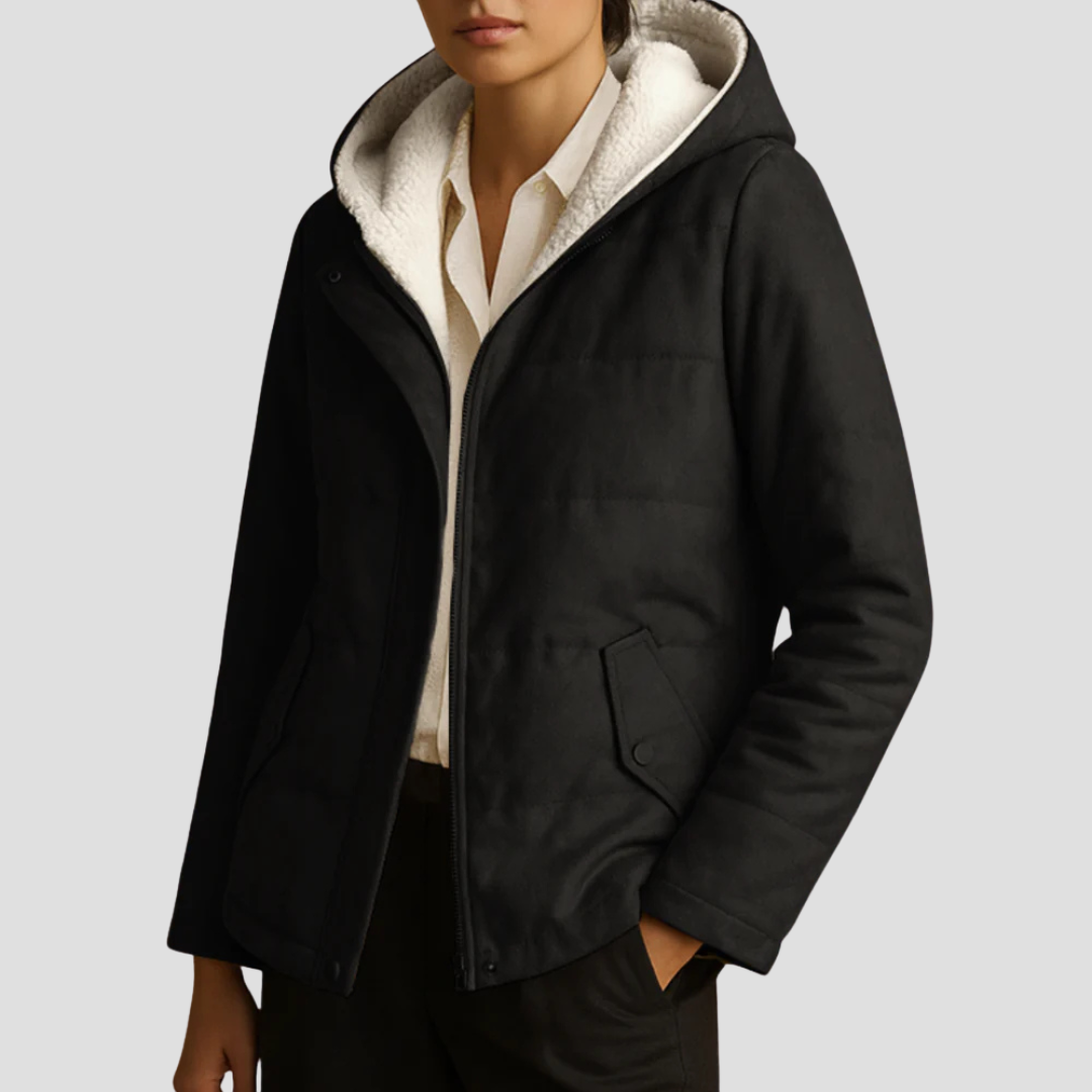 VogeLuxe | Women’s Hooded Sherpa-Lined Winter Parka 5