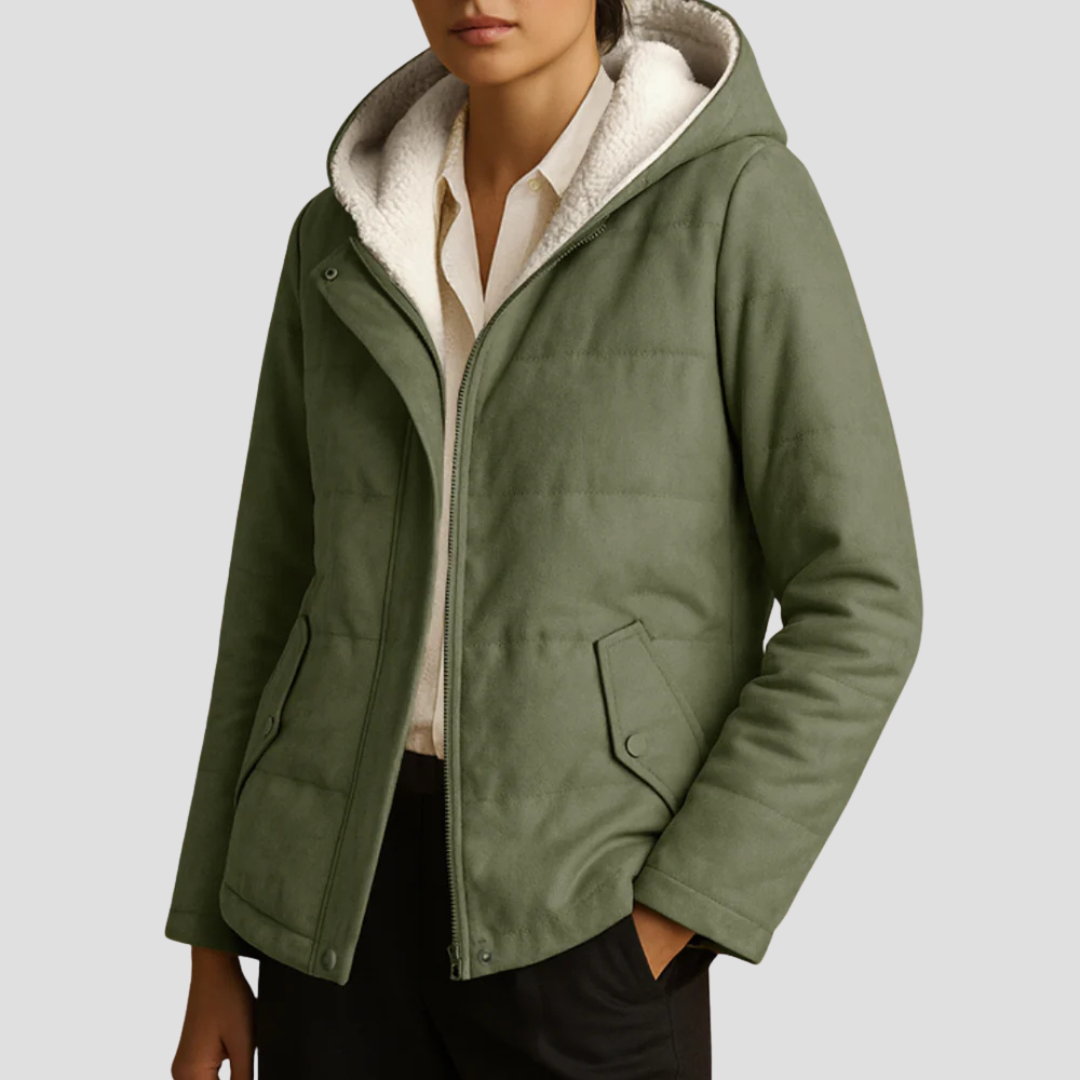 VogeLuxe | Women’s Hooded Sherpa-Lined Winter Parka 6