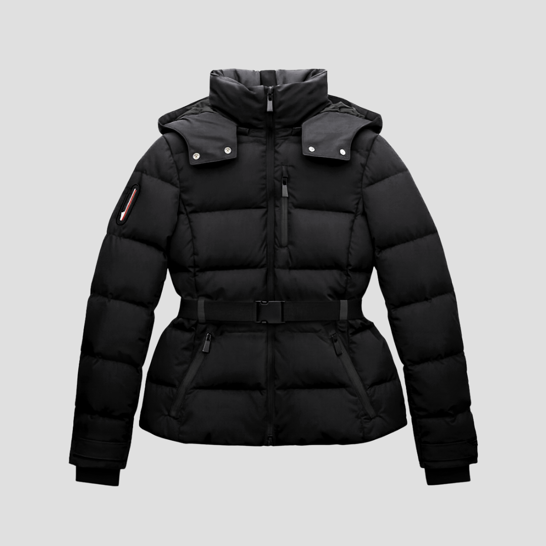 VogeLuxe | Women’s Hooded Short Puffer Jacket 1
