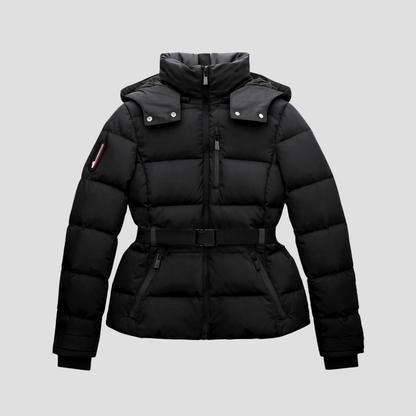 VogeLuxe | Women’s Hooded Short Puffer Jacket 1