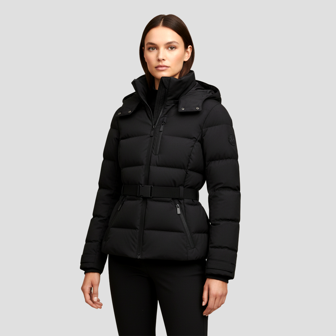 VogeLuxe | Women’s Hooded Short Puffer Jacket 2