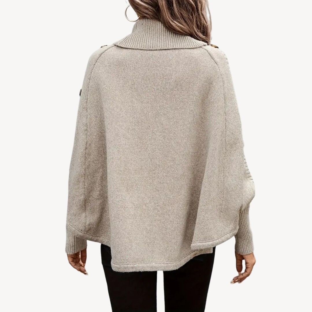 VogeLuxe | Women’s Irregular Loose Knit Sweater 1