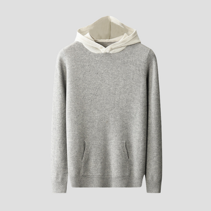 VogeLuxe | Women’s Knitted Hoodie with Button Detail 0