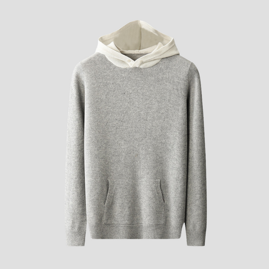 VogeLuxe | Women’s Knitted Hoodie with Button Detail 0
