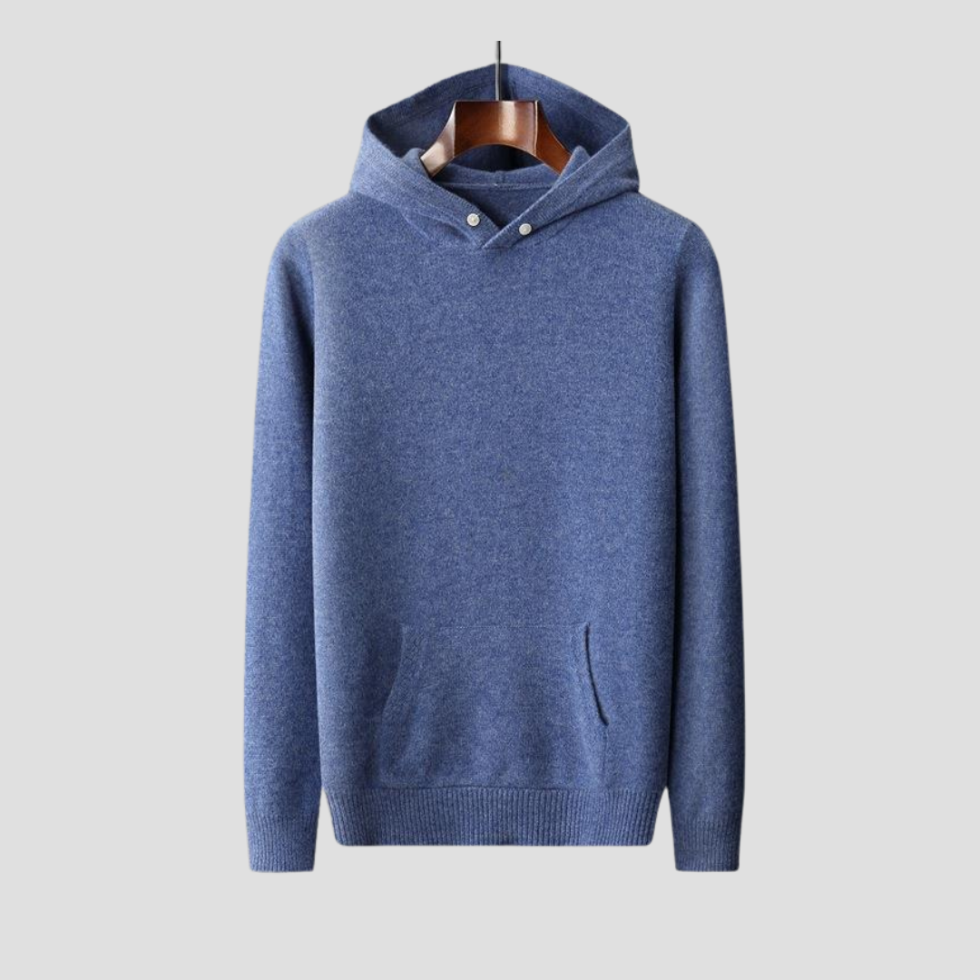 VogeLuxe | Women’s Knitted Hoodie with Button Detail 5