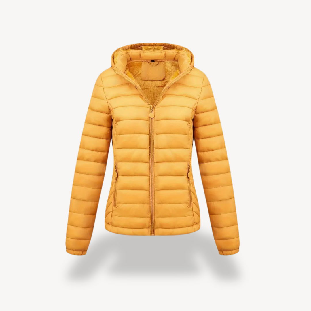 VogeLuxe | Women’s Lightweight Hooded Down Jacket 0
