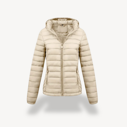 VogeLuxe | Women’s Lightweight Hooded Down Jacket 2