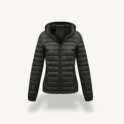 VogeLuxe | Women’s Lightweight Hooded Down Jacket 3