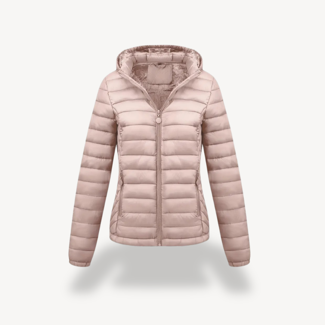 VogeLuxe | Women’s Lightweight Hooded Down Jacket 5