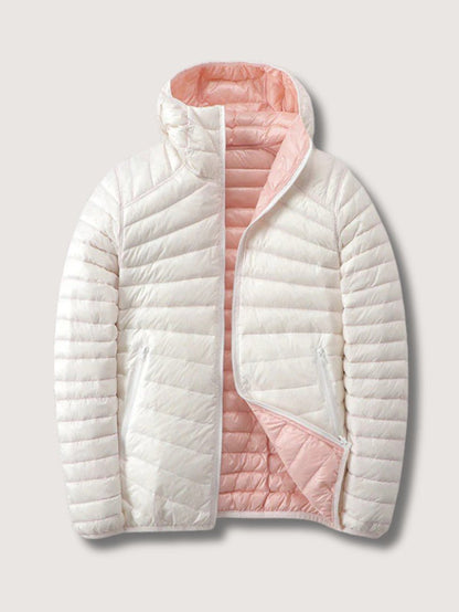 VogeLuxe | Women’s Lightweight Hooded Puffer Jacket 1