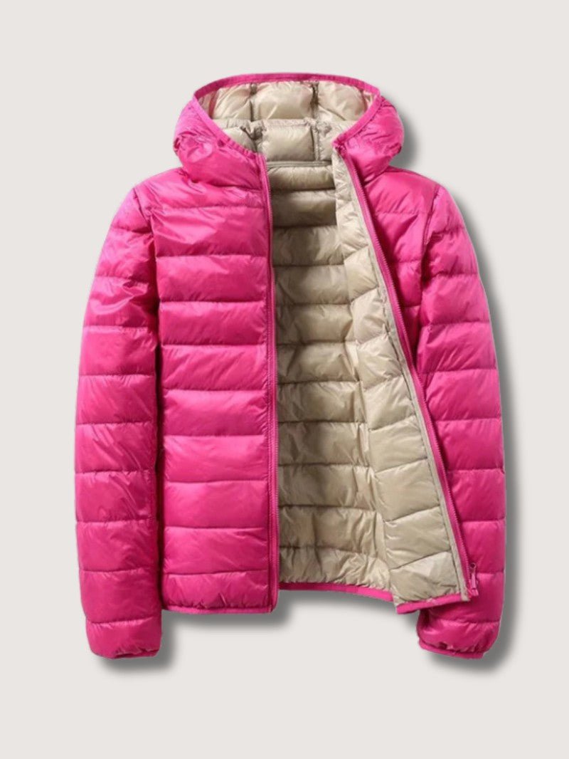 VogeLuxe | Women’s Lightweight Hooded Puffer Jacket 3