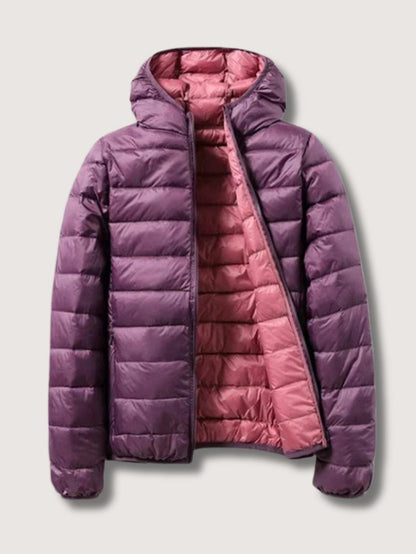 VogeLuxe | Women’s Lightweight Hooded Puffer Jacket 4