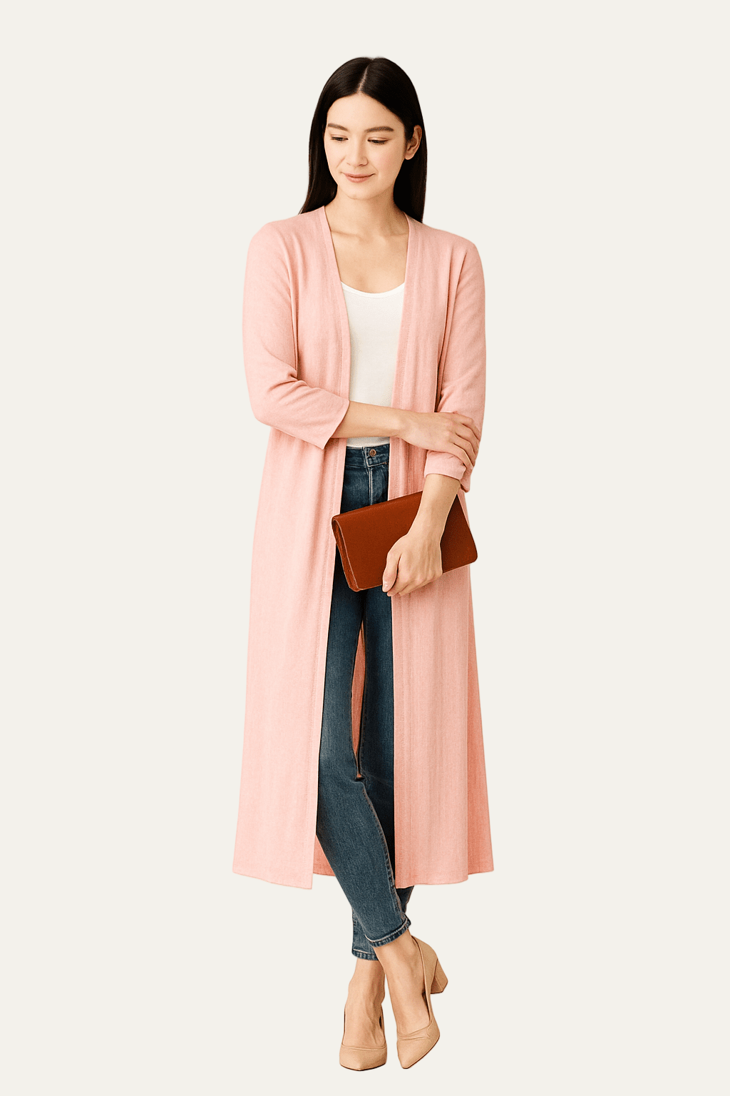 VogeLuxe | Women’s Long-Line Open Cardigan 5