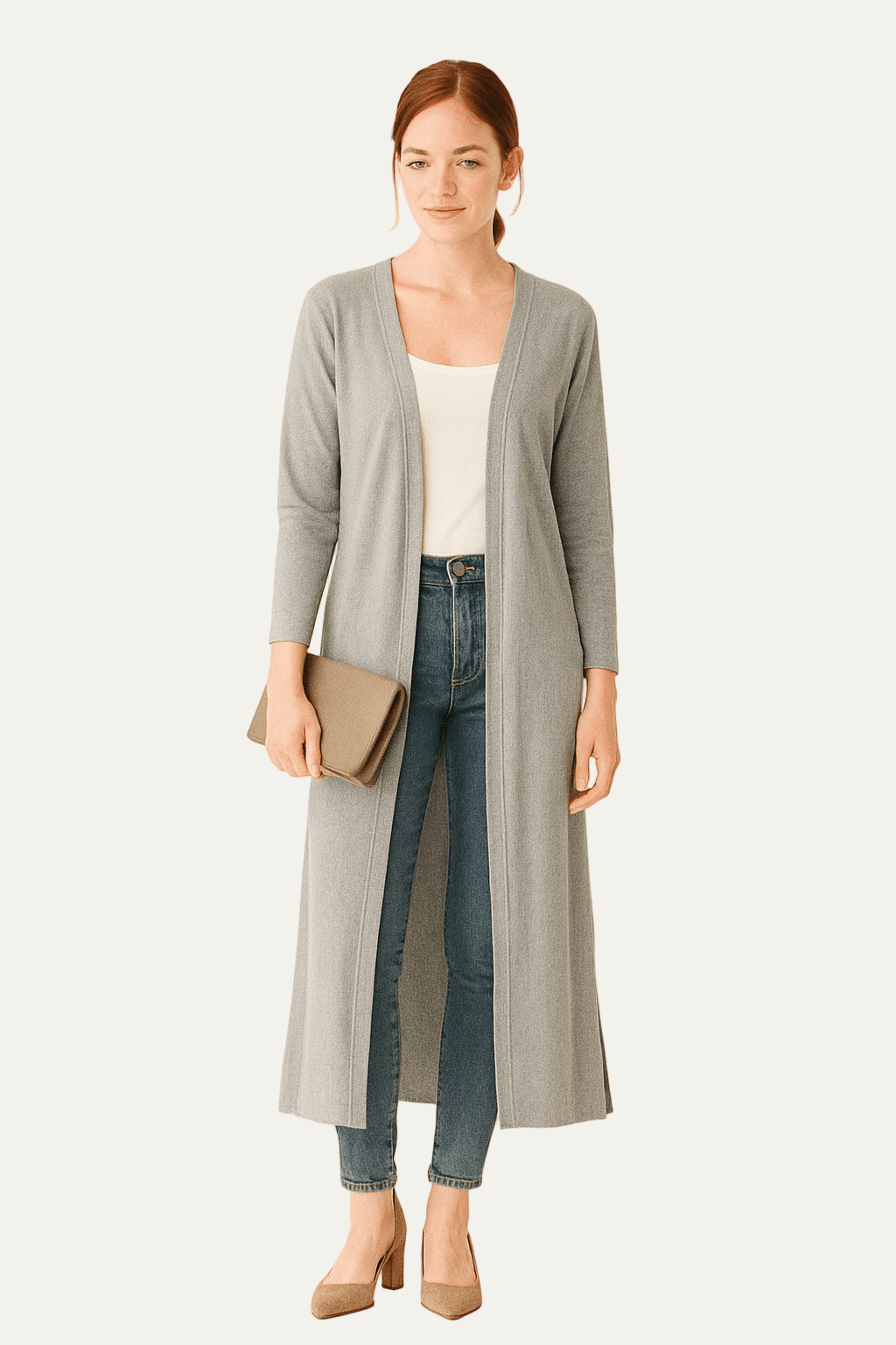 VogeLuxe | Women’s Long-Line Open Cardigan 6