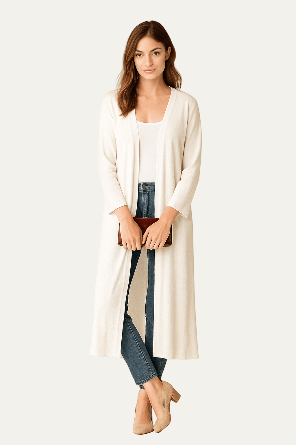 VogeLuxe | Women’s Long-Line Open Cardigan 8