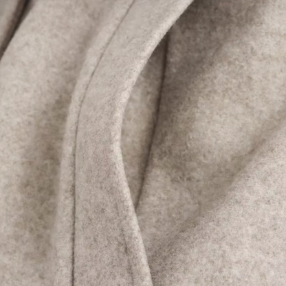 VogeLuxe | Women’s Longline Belted Coat with Faux-Fur Collar 5