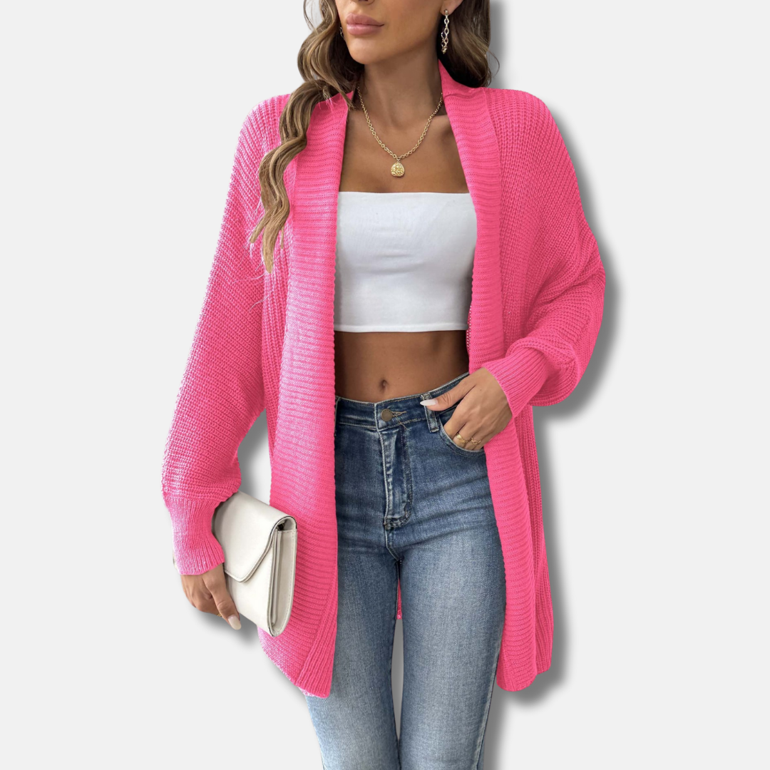 VogeLuxe | Women’s Longline Chunky Knit Cardigan 1