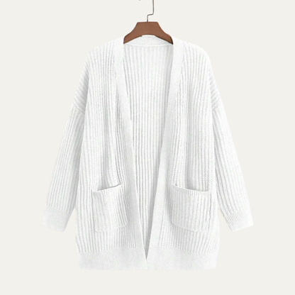 VogeLuxe | Women’s Longline Ribbed Cardigan 6