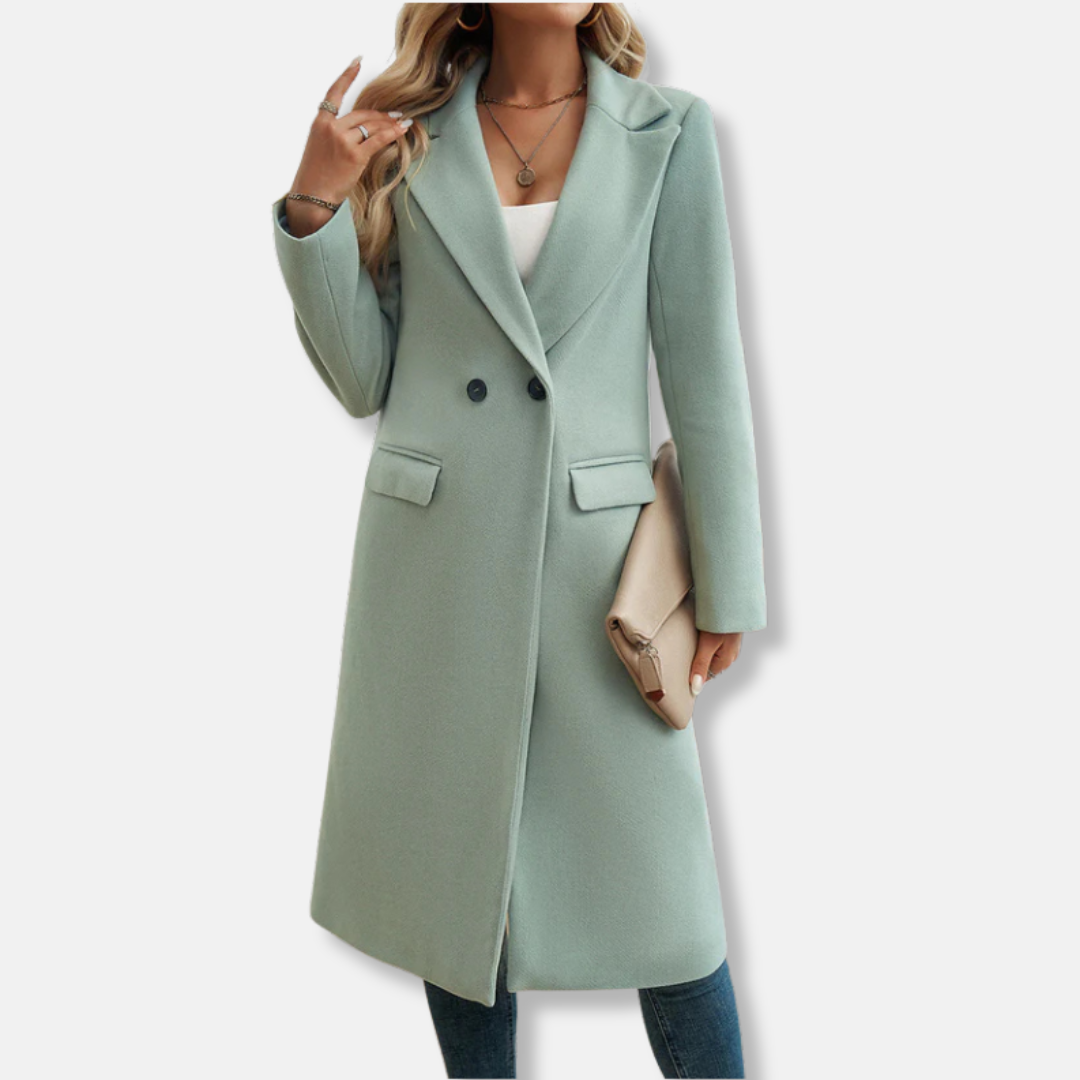 VogeLuxe | Women’s Longline Tailored Coat 2