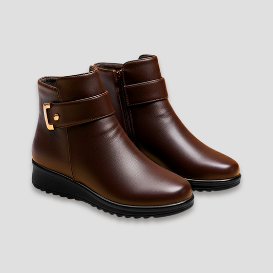 VogeLuxe | Women’s Low-Cut Ankle Boots with Side-Zip 0