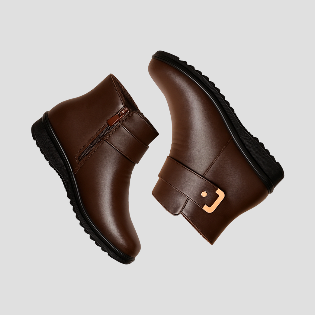 VogeLuxe | Women’s Low-Cut Ankle Boots with Side-Zip 2