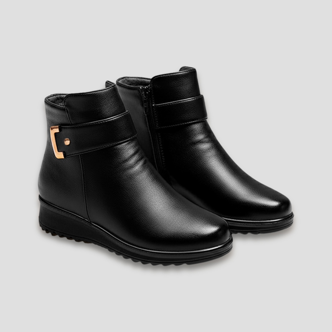 VogeLuxe | Women’s Low-Cut Ankle Boots with Side-Zip 3