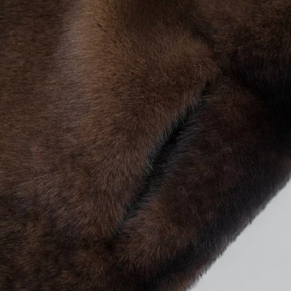 VogeLuxe | Women’s Luxe Faux Fur Longline Coat 4