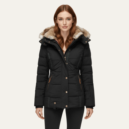 VogeLuxe | Women’s Luxe Faux Fur Puffer Jacket 0