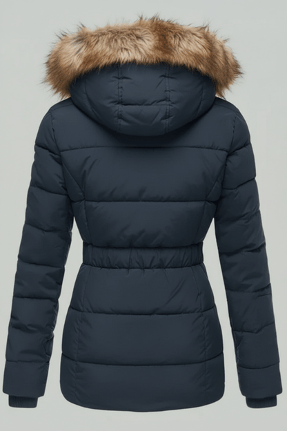 VogeLuxe | Women’s Luxe Faux Fur Puffer Jacket 4