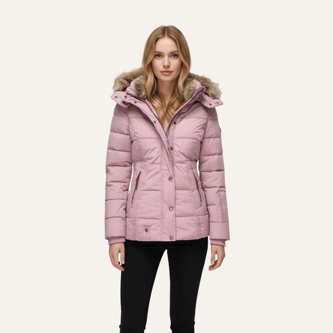 VogeLuxe | Women’s Luxe Faux Fur Puffer Jacket 9