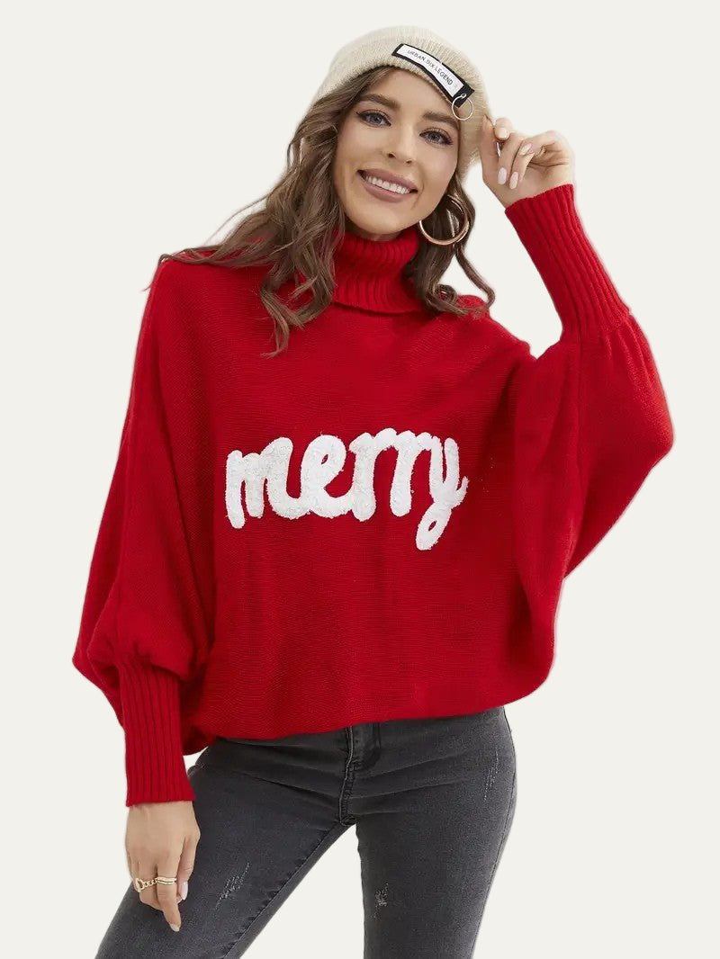 VogeLuxe | Women’s Merry Textured Turtleneck Sweater 0