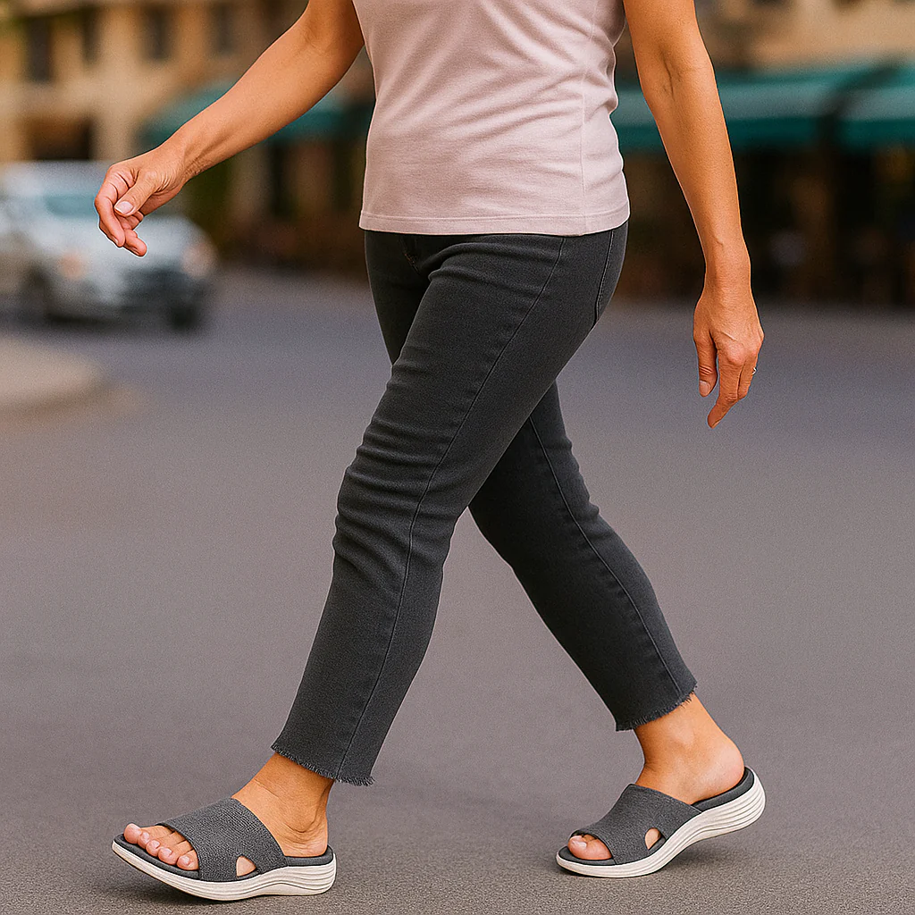 VogeLuxe | Women’s Mesh Beach Wedge Sandals 1