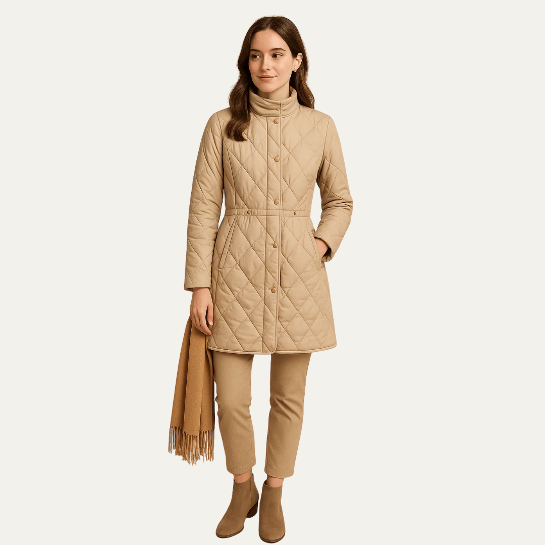 VogeLuxe | Women’s Mid-Length Quilted Jacket 0