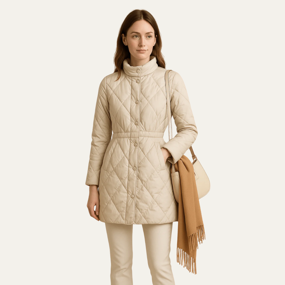 VogeLuxe | Women’s Mid-Length Quilted Jacket 1